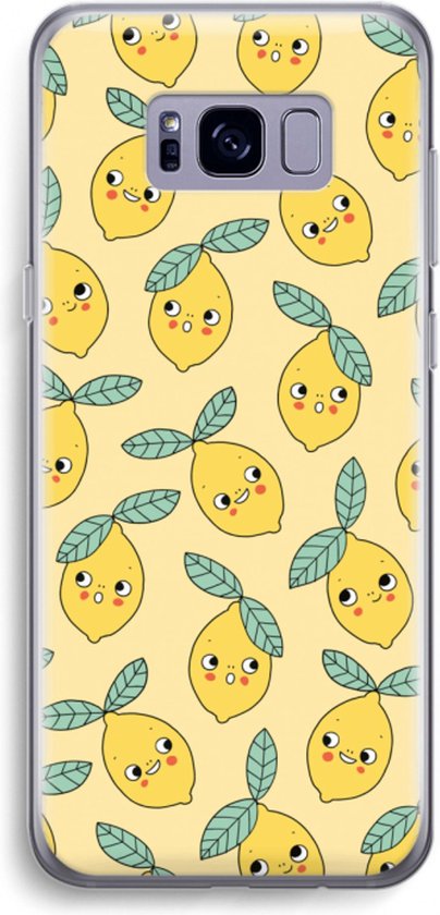 Case Company® - Coque Samsung Galaxy S8 - Citrons - Coque souple pour téléphone - Protection tous côtés et bord d'écran