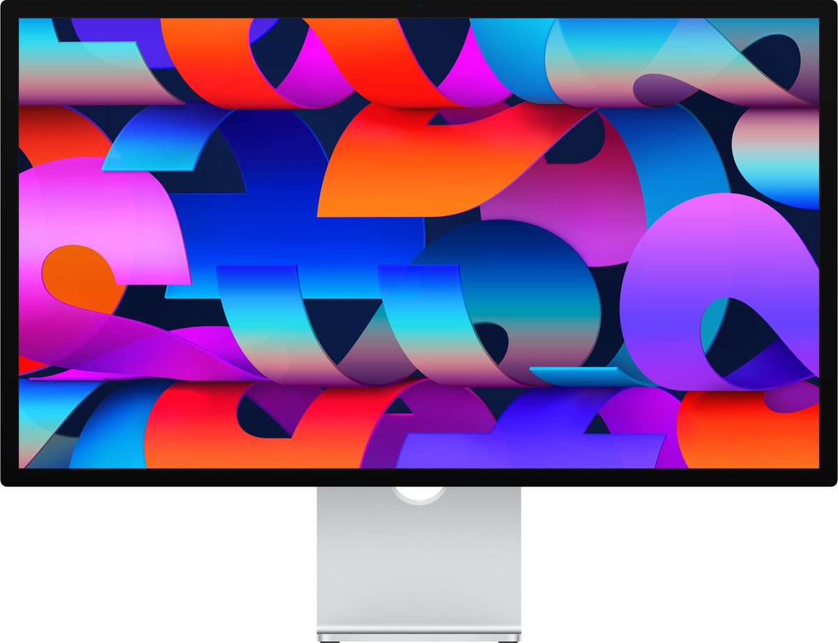 Apple Studio Display 68.6 cm (27 inch) Energielabel E (A - G) 5K Retina Nano-texture glas, VESA Mount 100 x 100 mm, Zonder standvoet, GeĂŻntegreerde webcam, GeĂŻntegreerde microfoon, Grote kleurruimte P3, GeĂŻntegreerde luidspreker, True Tone Technologie