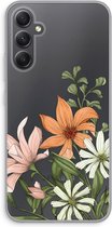 Case Company® - Hoesje geschikt voor Samsung Galaxy A34 hoesje - Floral bouquet - Soft Cover Telefoonhoesje - Bescherming aan alle Kanten en Schermrand