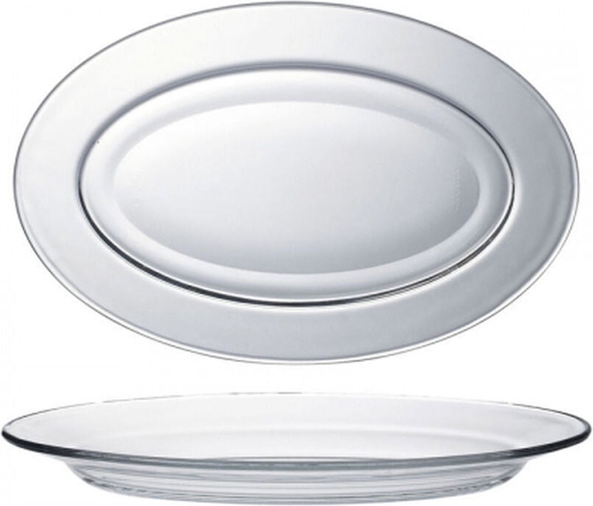 Serveerschaal Duralex Lys 31 x 20 x 3 cm 31 x 3,3 cm 6 stucks