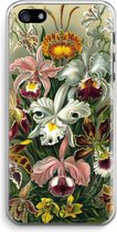 Case Company® - Hoesje geschikt voor iPhone 5 / 5S / SE (2016) hoesje - Haeckel Orchidae - Soft Cover Telefoonhoesje - Bescherming aan alle Kanten en Schermrand