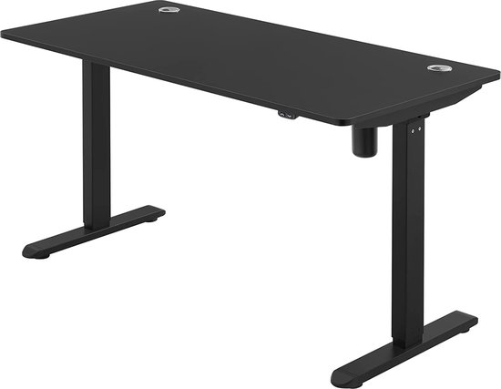 BOG Elektrisch Staand Bureau 90x60 Cm - In Hoogte Ve Ergonomisch Kantoorbureau Met Hooks Geheugenfunctie   Wit 1147682524