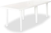 vidaXL Table de jardin 210x96x72 cm Plastique Blanc