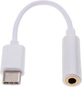 Jumada's USB-C naar jack (3,5mm) adapter (wit) - USB Type C naar aux - USB naar jack - USB naar audio - USB naar geluid