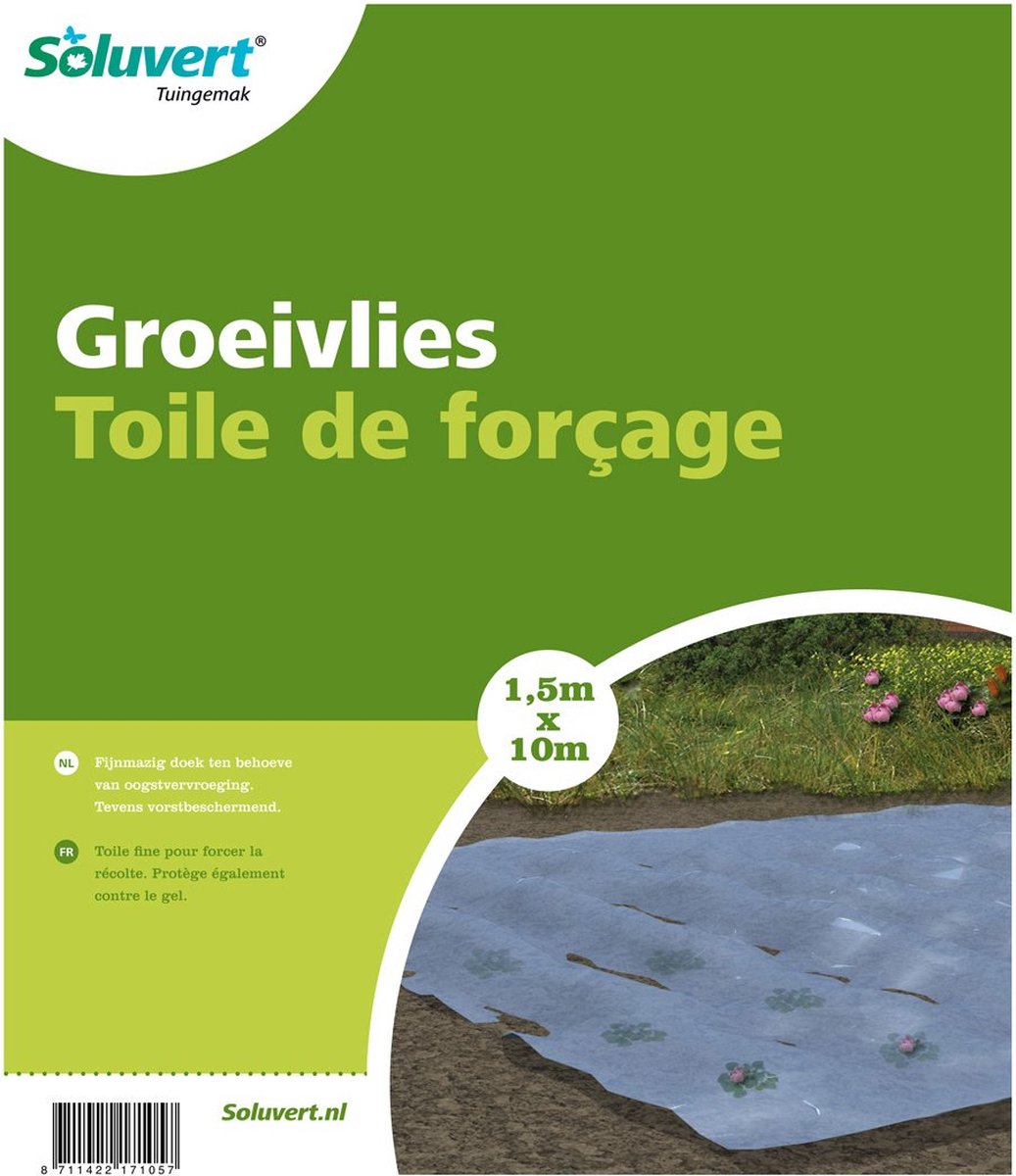 Soluvert - Groeivlies - 1,5 x 10 meter