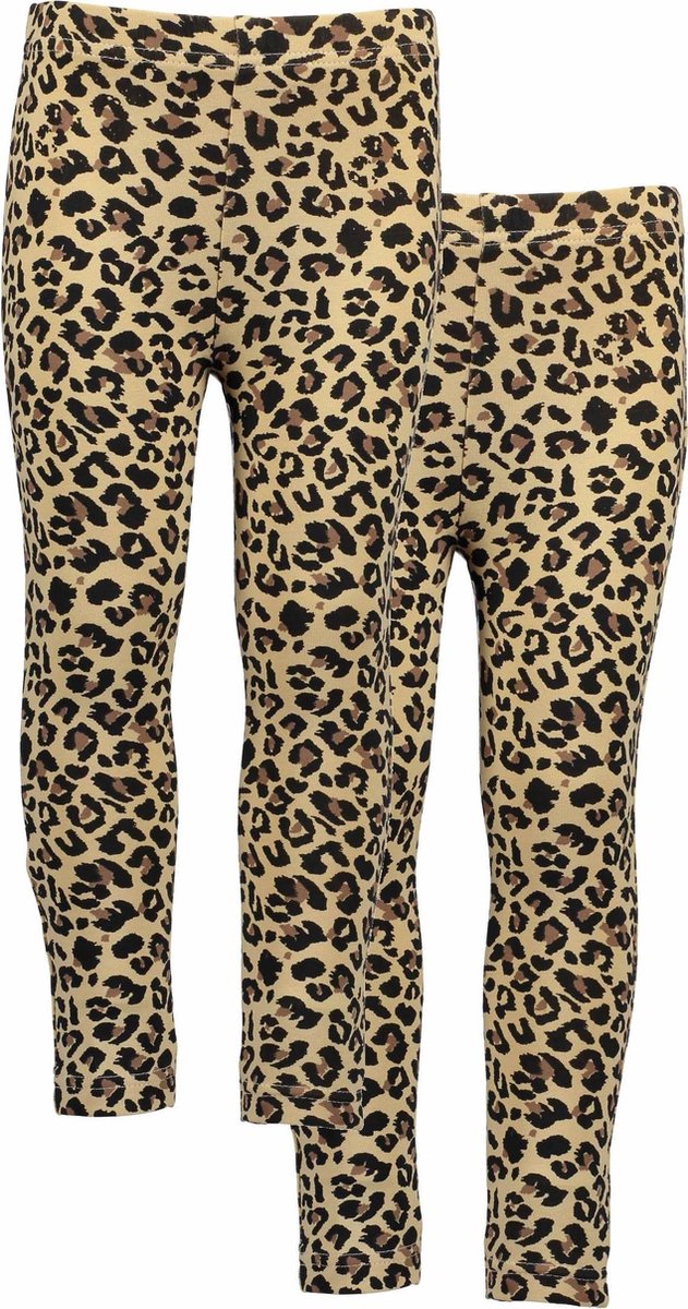 Blue Seven 2 PACK Bio Basic all season legging Panterprint - Maat 116