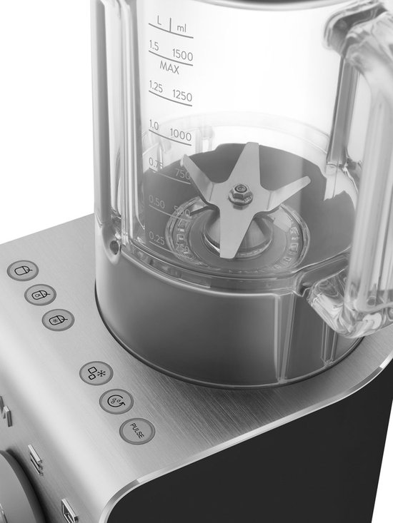 SMEG BLC01BLMEU - High Performance Blender - 1400W - Mat Zwart van SMEG — afbeelding 4