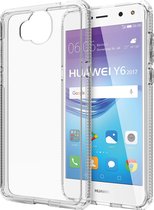 Itskins, Case voor Huawei Y6 2017 harde hybride, Transparant
