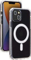 Bigben Connected, Geschikt voor Apple iPhone 14-hoesje MagSafe-compatibele hybride, Transparant