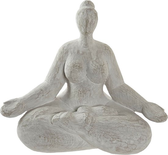 Decoratieve figuren DKD Home Decor Hars Yoga (27.5 x 15 x 24 cm)