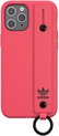 Adidas Hand Strap Back Case - Geschikt voor Apple iPhone 12 Pro Max (6.7") - Roze