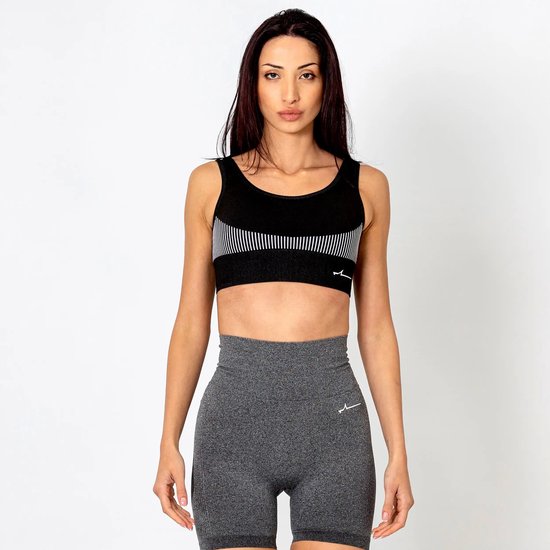 Essentials sport bh / Medium support beha / sport bh met crossed