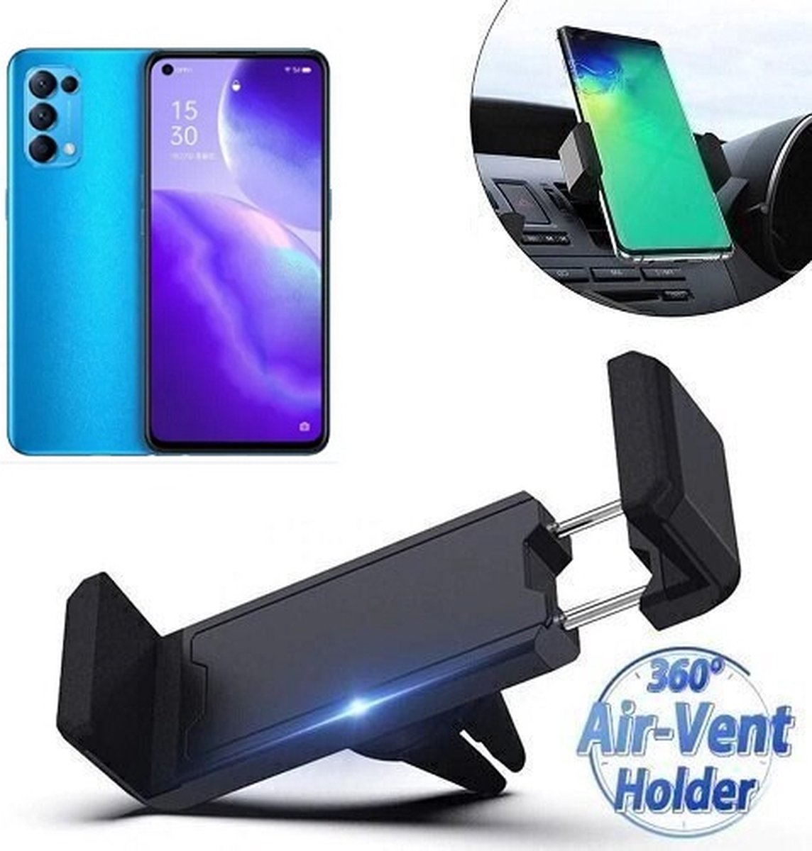 Oppo Reno5 5G Autohouder Ventilatierooster
