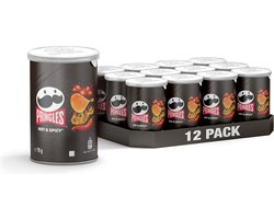 Pringles Chips Hot & Spicy - 12 x 70 gr