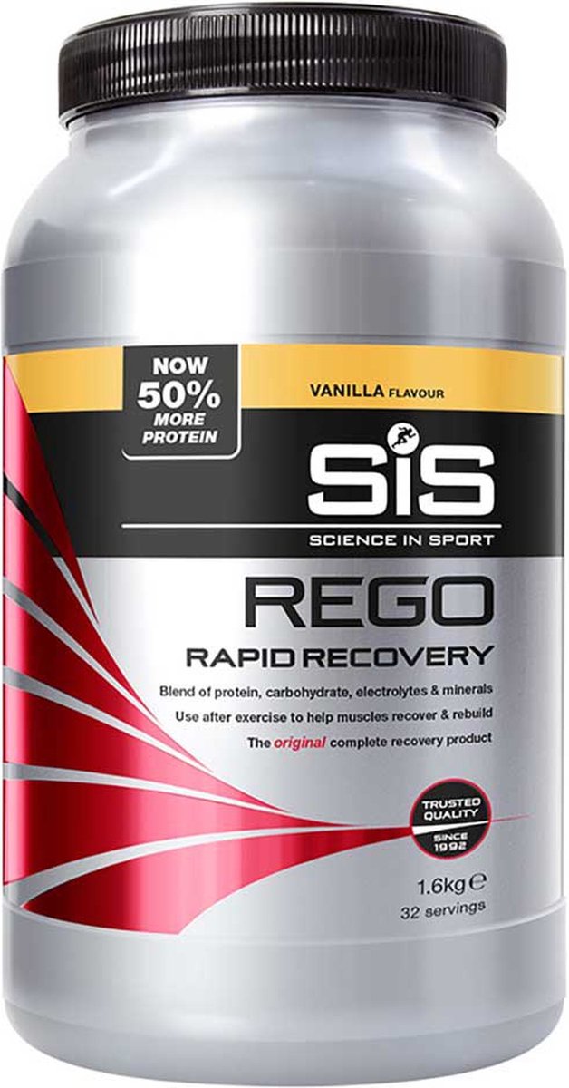 Goedkoopste SIS - REGO Rapid Recovery Drink poeder, Post Workout proteine poeder - 20g proteine per serving - vanilla smaak - 32 Servings Per 1.6kg