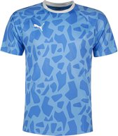 Puma Teamliga Graphic T-shirt Met Korte Mouwen Blauw S Man