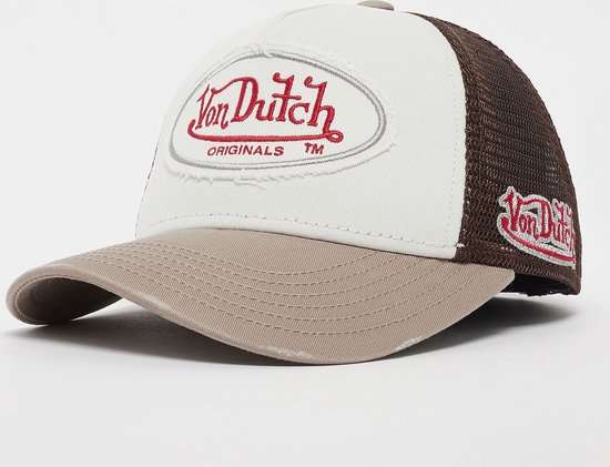 Von Dutch Pet - Bruin Wit - Fall '23 Collectie - One Size - Baseball Cap  Heren -... | bol.com