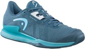 Head Sprint Pro 3.5 Clay Dames - Sportschoenen - Tennis - Smashcourt - Grey/Blue