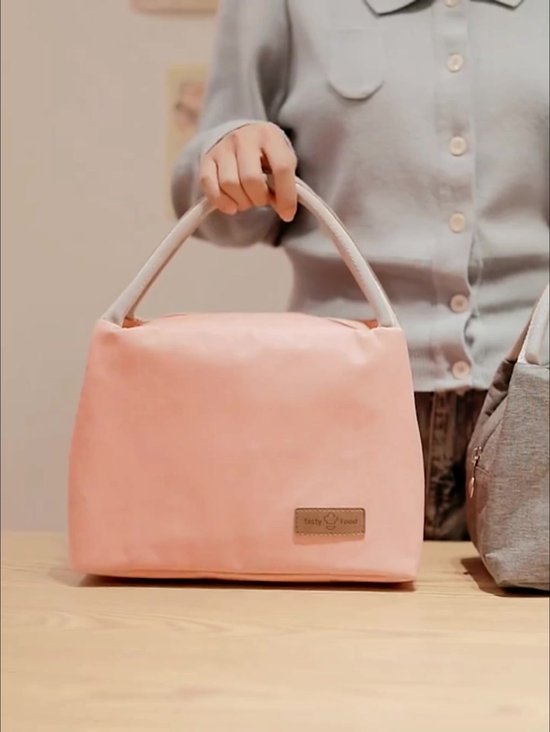 Rainbecom - Sacs isothermes - Sac à lunch - 19x27x16 cm - 7 litres - Grijs - Isolation - Polyester cationique 300D - Riem de poignée - Sac isotherme - Sac à lunch - Sac isotherme - Sac de pique-nique