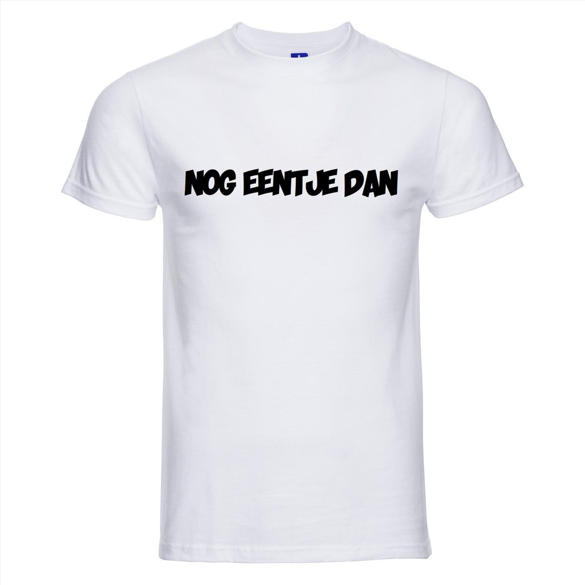 nog eentje dan T-shirt | Grappige tekst | T-shirt tekst | Feest Shirt | Tshirt | Wit Shirt | nog eentje dan | Feest | Party | Carnaval | Maat xs