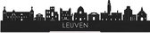 Standing Skyline Leuven Zwart hout - 40 cm - Woon decoratie om neer te zetten en om op te hangen - Meer steden beschikbaar - Cadeau voor hem - Cadeau voor haar - Jubileum - Verjaardag - Housewarming - Aandenken aan stad - WoodWideCities