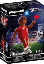 PLAYMOBIL Sports & Action Voetballer Canada - 71133 - 4008789711335