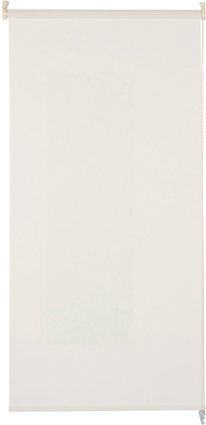 INSPIRE - zijrolgordijn zonwering - B.150 x 250 cm - WIT LINNEN - lichtbeige - raamgordijn
