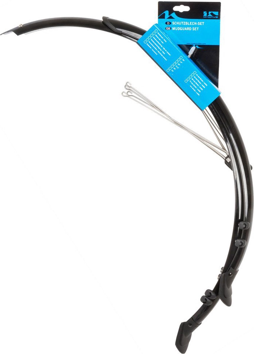 M-wave Mud Max Flex 28-29´´ Spatbordset Zwart 28-29´´