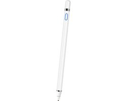 Stylus Pen Universeel Active Touch Pen Geschikt Voor Tablet en Smartphone - Wit