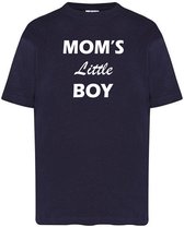 T-Shirts Mom's Little Boy-Blauw-62