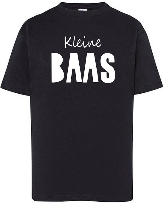 T-Shirts Kleine Baas-Zwart-62