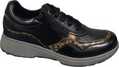 Dames Veterschoenen Xsensible Lima Black Fantasy Zwart - Maat 41