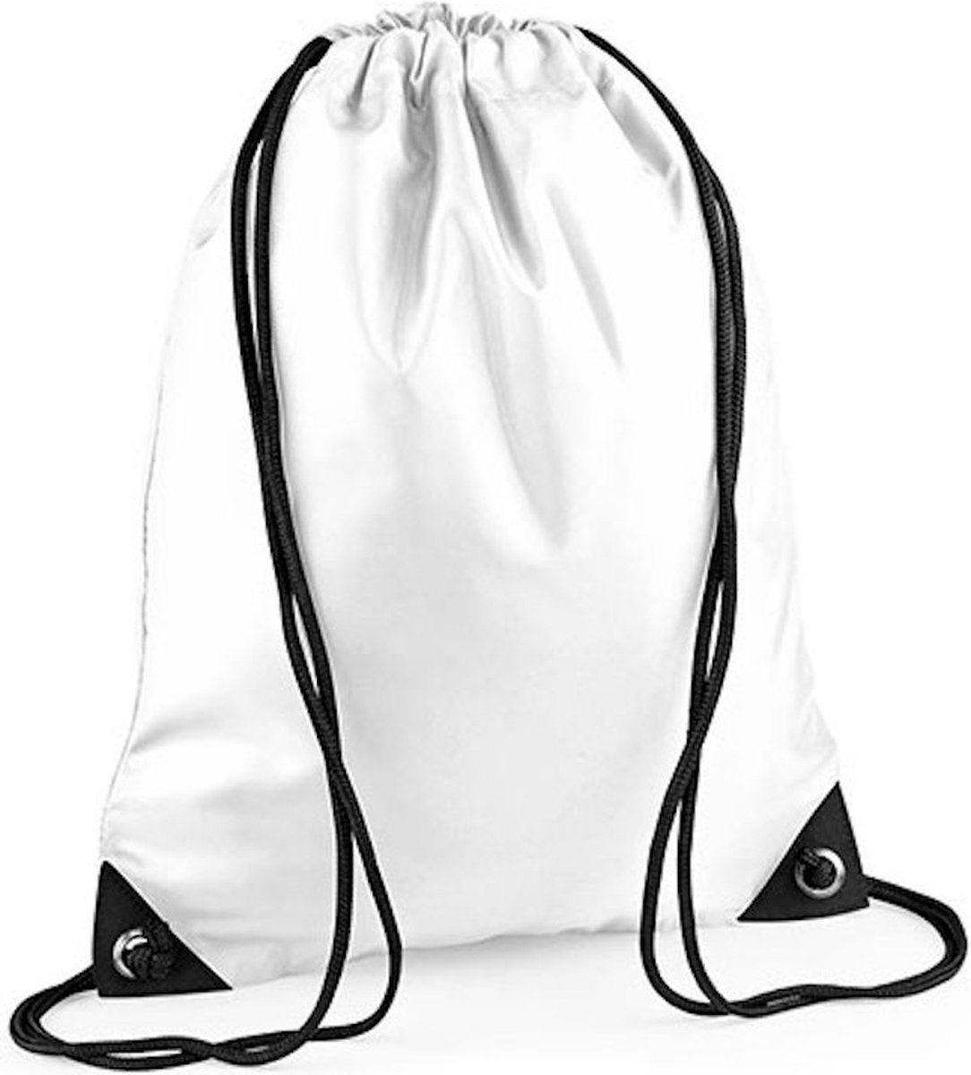 Premium Gymsac Sporttas BagBase - 11 Liter White