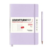 Leuchtturm1917 - weekplanner + notities - agenda - 2024 - a5 - softcover - 12 maanden - lilac