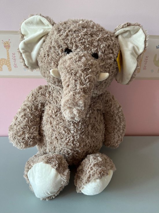 DW4Trading Sunkid Pluche Olifant - Knuffel - Extra Zacht - 80 cm