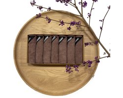 Klud vaatdoek set - 7 dagen - Mauve
