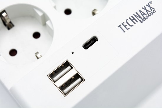 Technaxx TX-223 Stopcontact - - USB-A, USB-C - Smartphone - | bol.com
