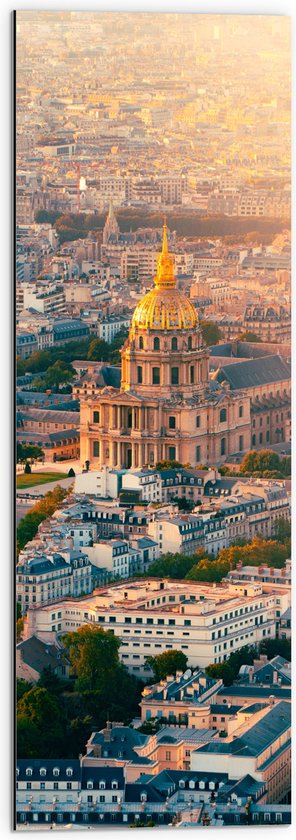 Dibond - Groot Hôtel National des Invalides, Parijs, Frankrijk - 30x90 cm Foto op Aluminium (Wanddecoratie van metaal)