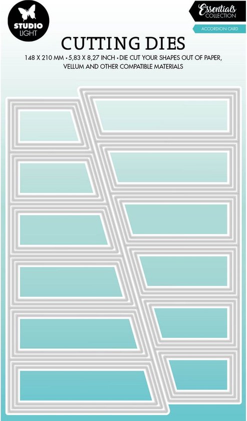 Studio Light Essentials Snijmallen Accordion Card SL-ES-CD537 | bol