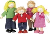 Famille de poupées de maison de poupée Tidlo en bois