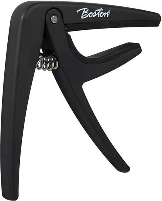 Foto: Capo voor akoestische elektrische gitaar zwart bc 85 bk boston