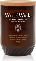 WoodWick Renew Incense & Myrrh Large Candle
