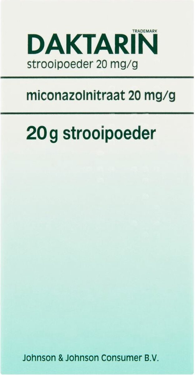 Goedkoopste Daktarin Strooipoeder Miconazolnitraat 20mg/g- 3 x 20 gram