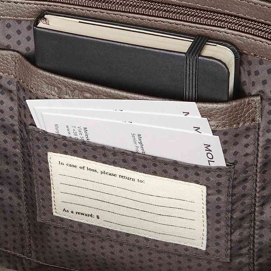 Moleskine Classic Leather Backpack, Coffee Brown bol