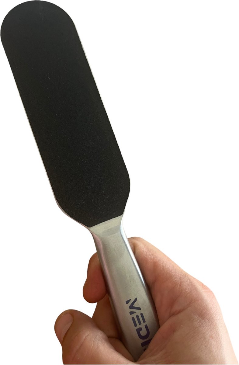Medies - professionele metalen callus remover | professionele eeltrasp | voetvijl eelt | eeltvijl | eelt rasp | voetrasp | stevig handvat - metaal - zachte en harde kant - individueel verpakt