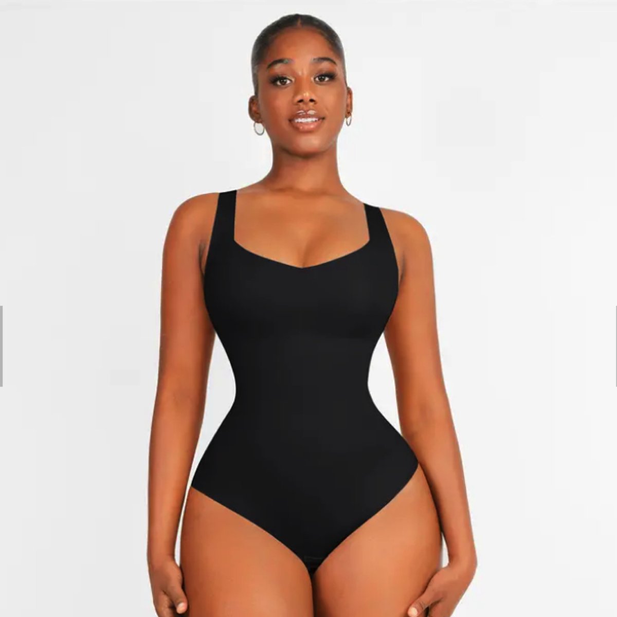 Seamless Bodysuit Shapewear - Mouwloos - zwart - M