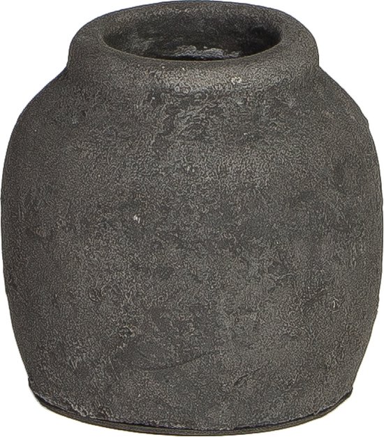 STILL Kleine Vaas - Pot - Aardewerk - Grey - Grijs - 12x12 cm
