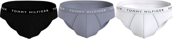 Tommy Hilfiger - Homme - Lot de 3 slips - Zwart - Wit - M