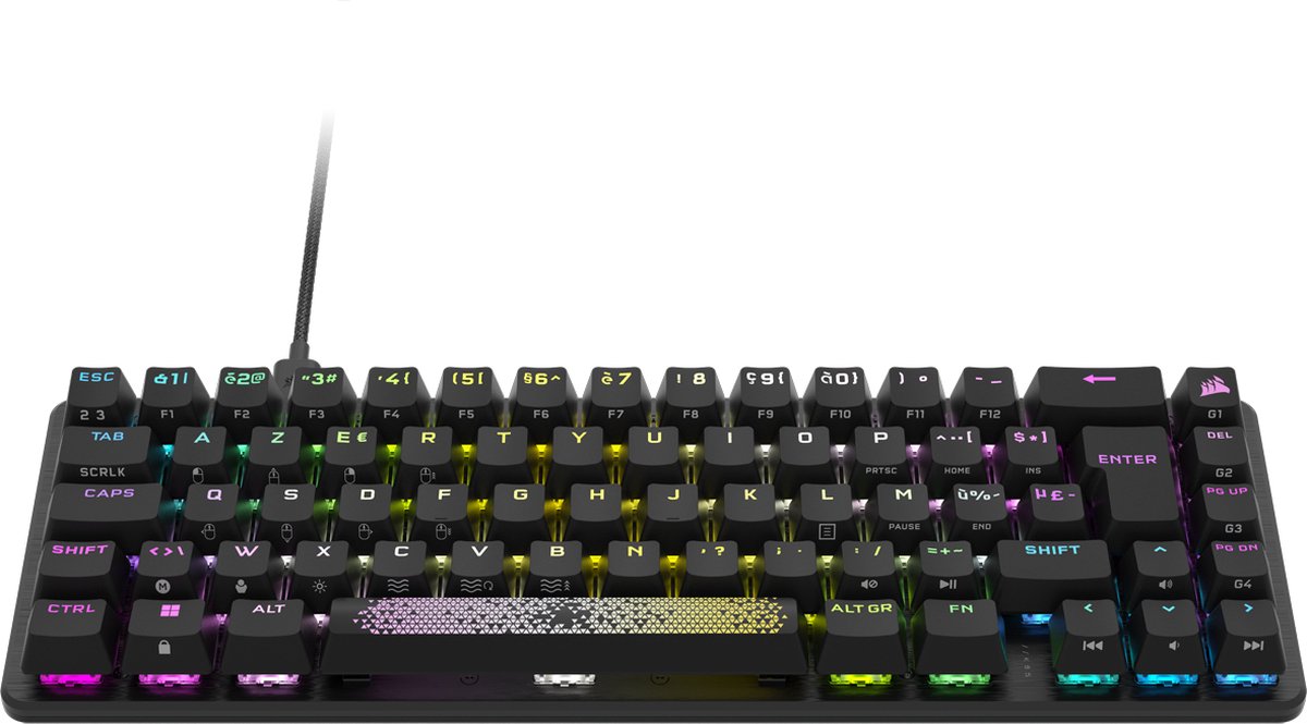 Corsair K65 RGB MINI clavier USB QWERTY Français Noir