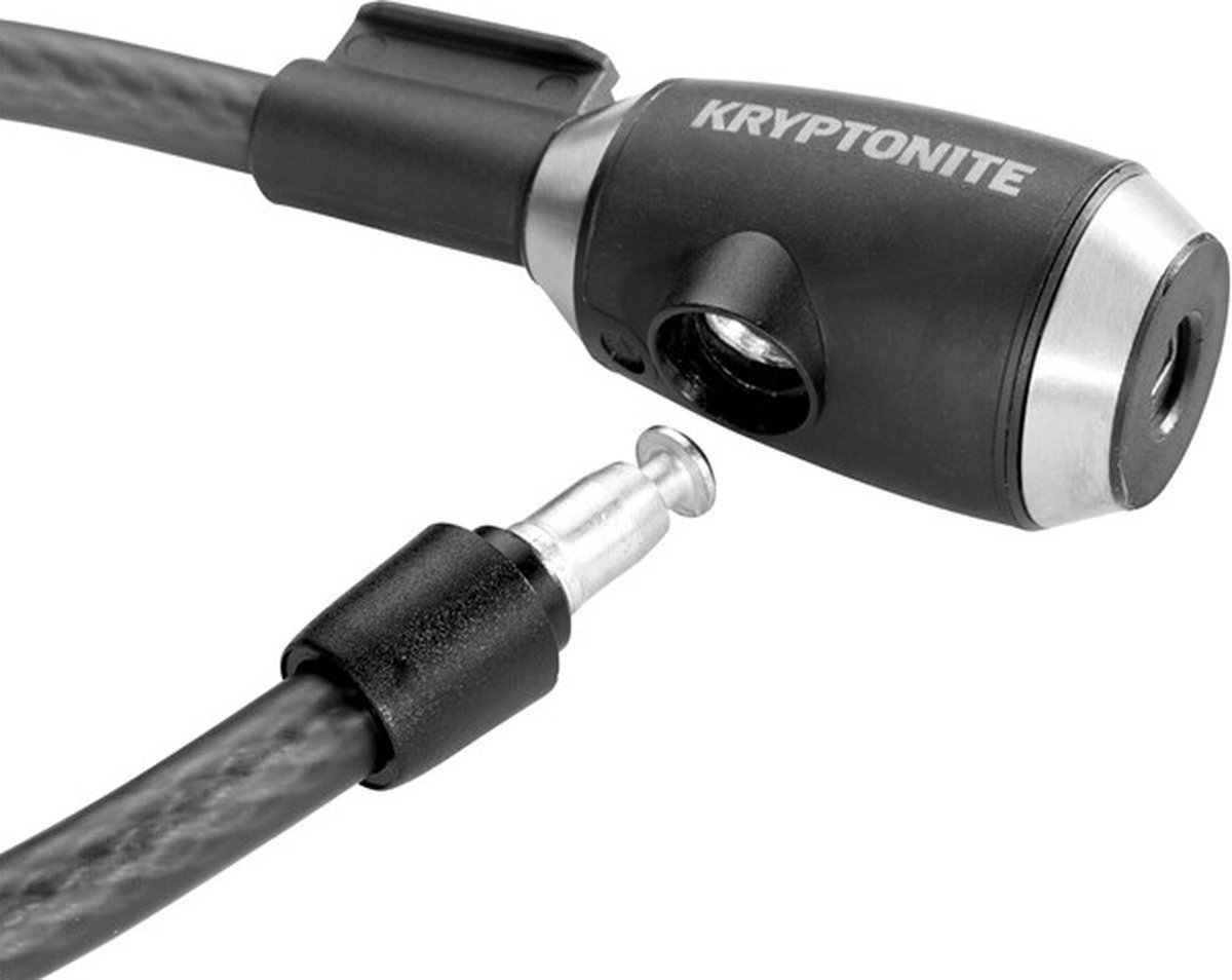Kryptonite Kabelslot Kryptoflex Combi 180 Cm Zwart thumbnail 2